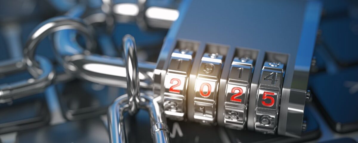 Immagine che contiene un lucchetto per la Cybersecurity 2025